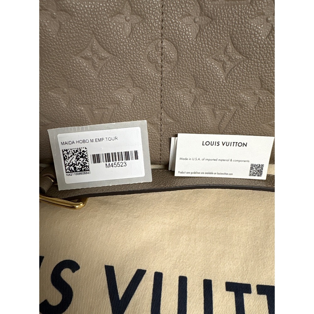 Louis Vuitton Maida Hobo MM Empreinte Leather Tourterelle (Turtle Dove/Taupe) - Picture 4 of 16